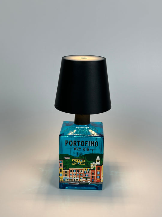 Lampada PORTOFINO GIN ricaricabile NERO