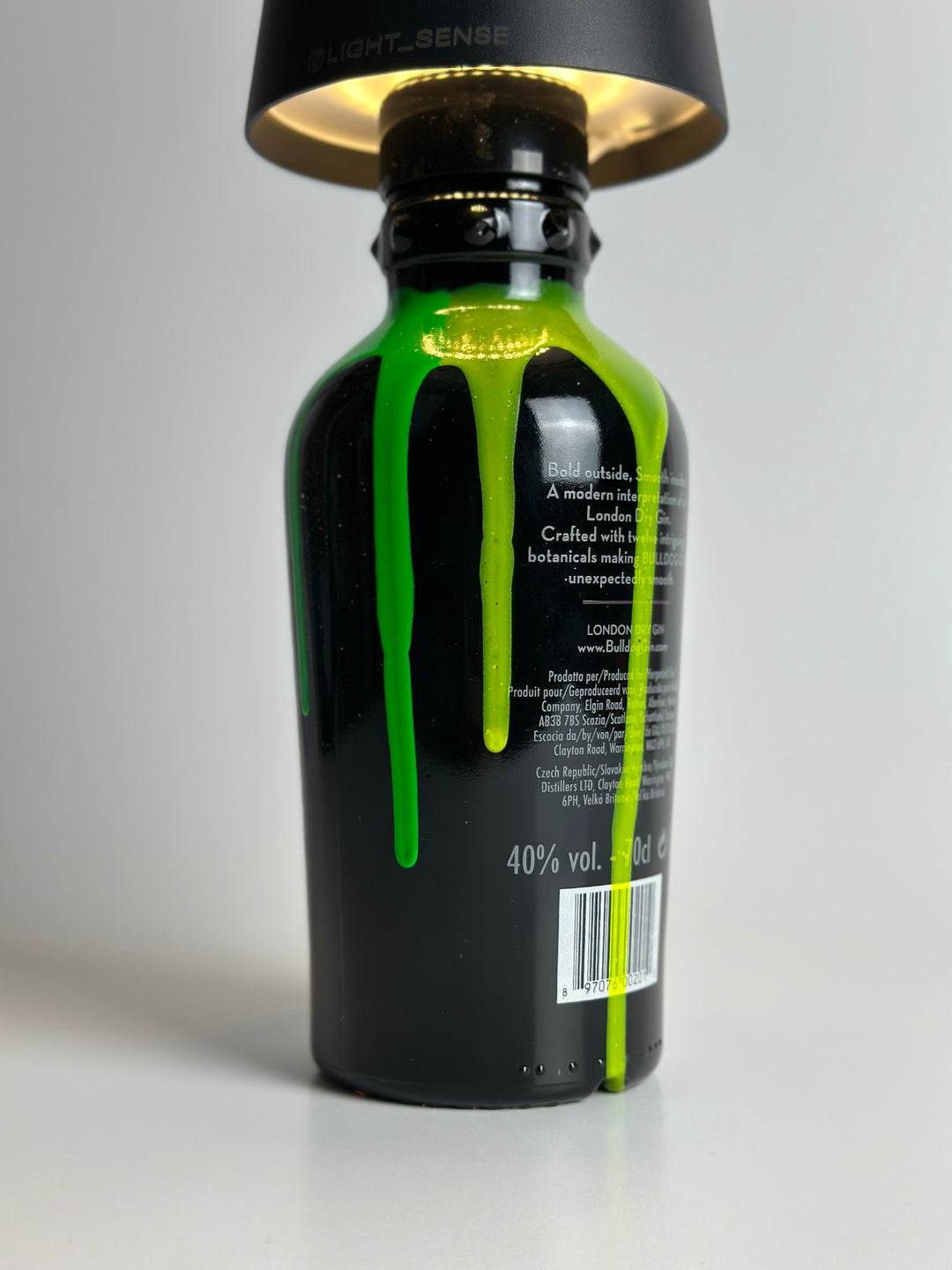 Lampada BULLDOG GIN custom ricaricabile