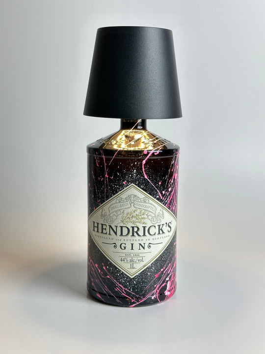 Lampada HENDRICK’S GIN custom ricaricabile