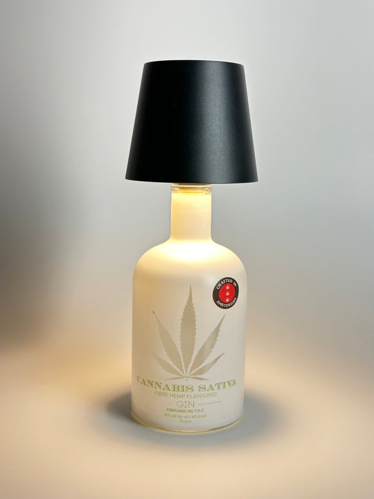 Lampada CANNABIS GIN ricaricabile