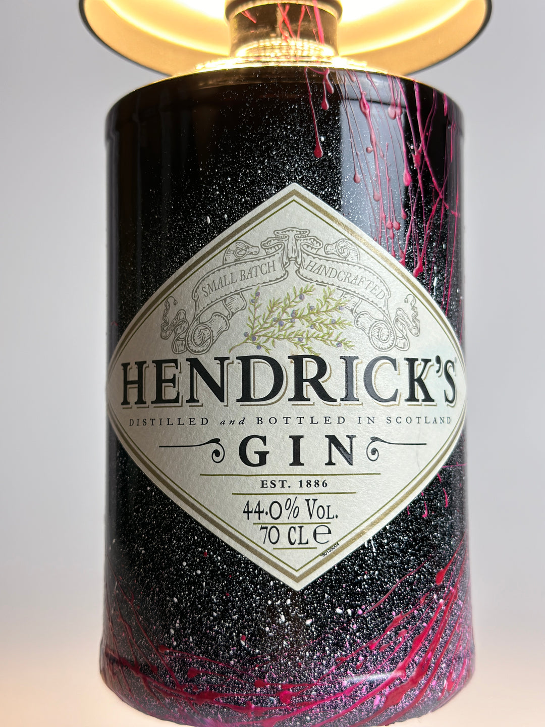 Lampada HENDRICK’S GIN custom ricaricabile