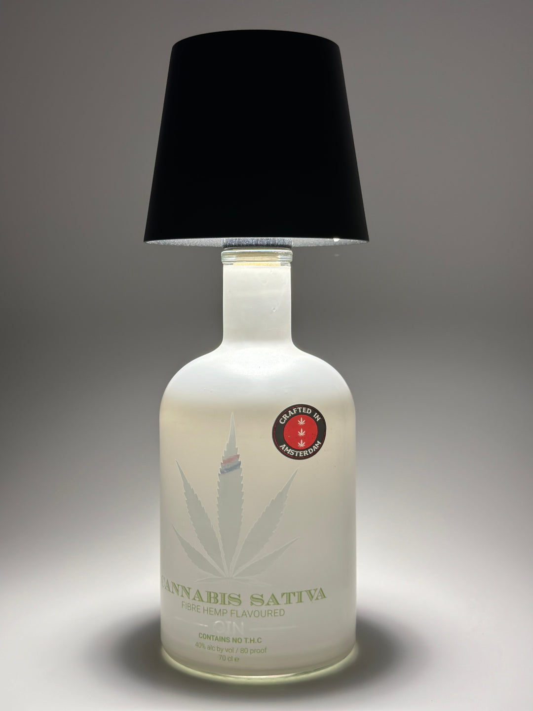 Lampada CANNABIS GIN ricaricabile
